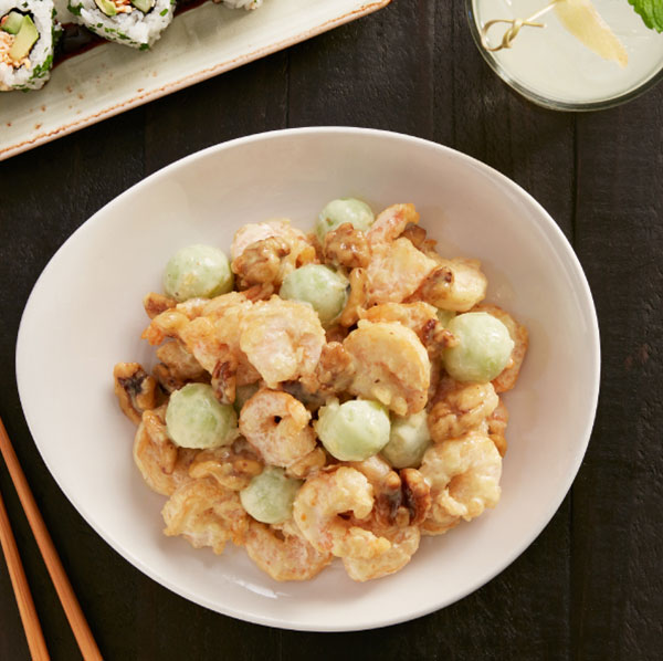 Camarones con nuez caramelizada | P. F. Chang's